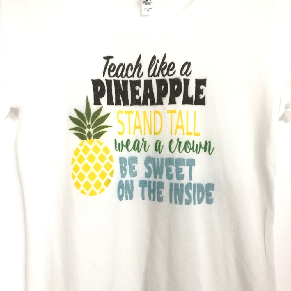 Women's Graphic Fitted Tee for Teachers - Picture 3 of 5